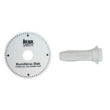 Disco Kumihimo de 64 ranuras ms mango Kumihimo transparente. Para usar con hasta 40 cuerdas! Espuma extra gruesa para hilos finos, alambre y cu