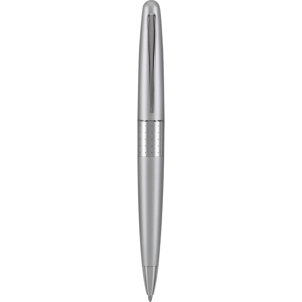 PILOT Metropolitan Collection Ball Point Pen  Silver Barrel  Dots Desi