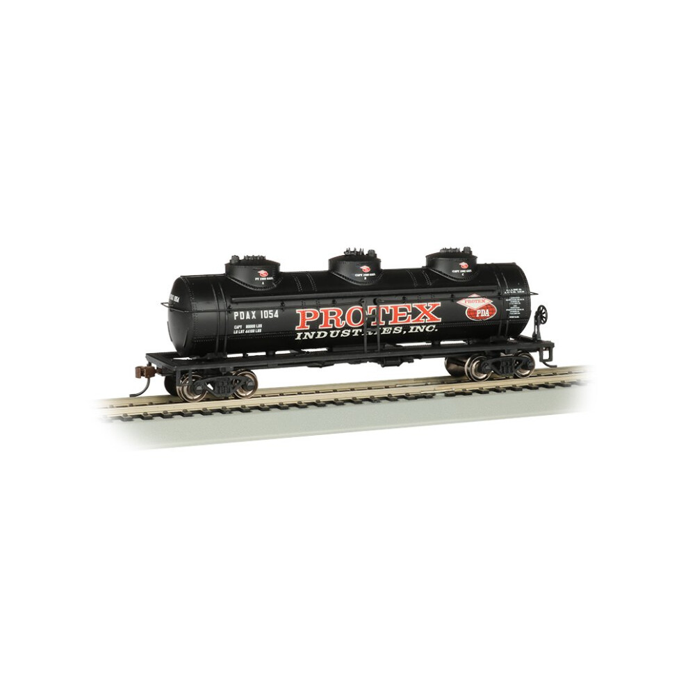 Bachmann Trains 40' Three Dome Tank Car - PROTEX INDUSTRIES - HO Scale