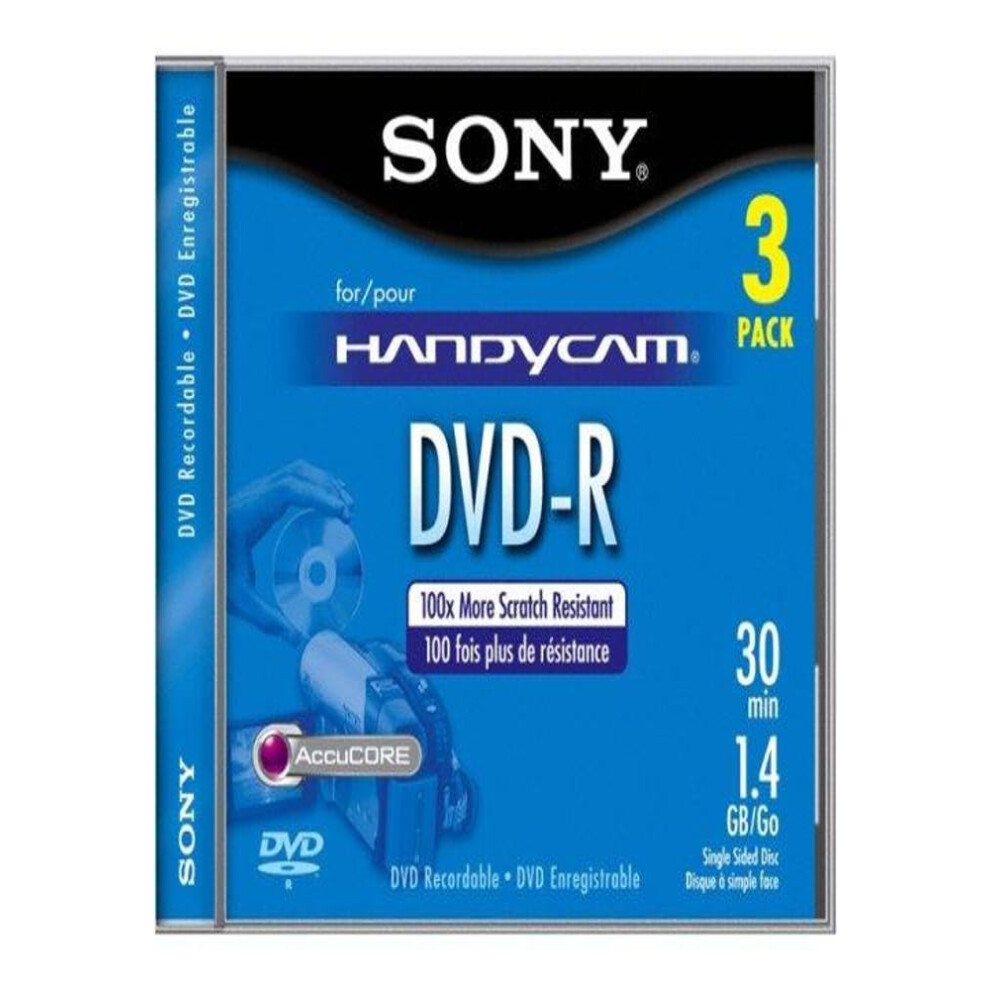 Sony 8cm DVD-R with Hangtab (3 Pack)