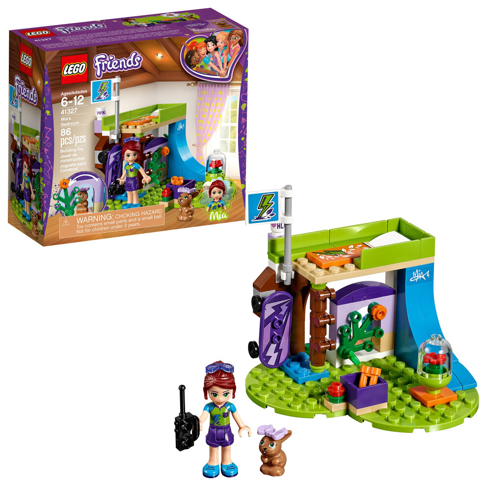 LEGO Friends Mias Bedroom 41327 Building Set (86 Piece)