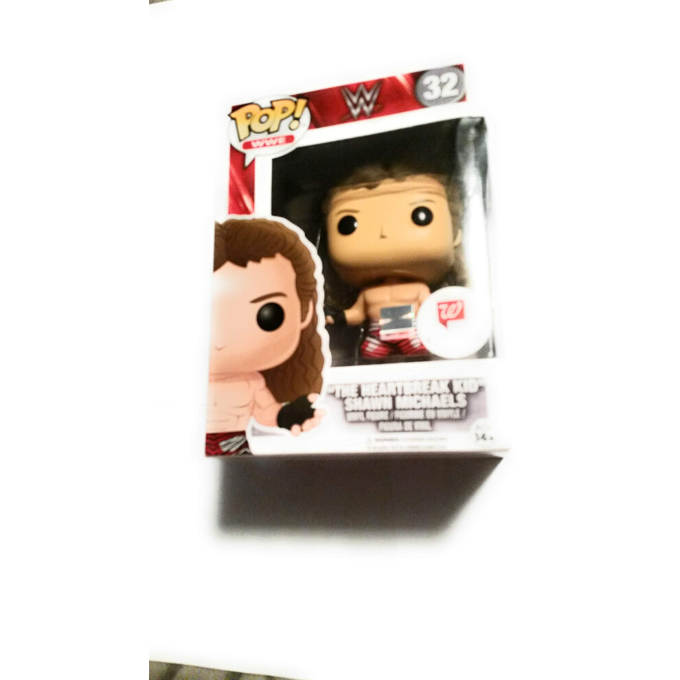 Funko Pop WWE ""The Heartbreak Kid"" Shawn Michaels Exclusive Vinyl Fi