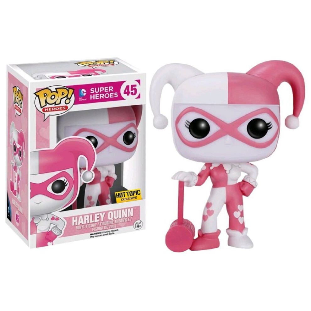 Funko Pop DC Super Heroes Pink Harley Quinn Exclusive Figure