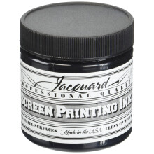 Jacquard Professional Screen Print Ink Water-Soluable 4oz Jar Black