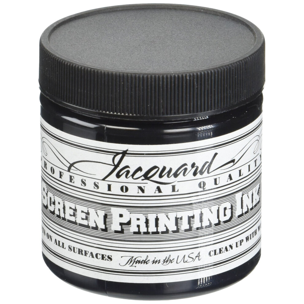 Jacquard Professional Siebdrucktinte, Wasserl Slich, 118 Ml, Dose, Schwarz-image