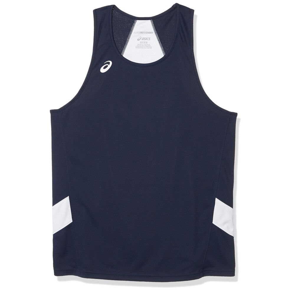 ASICS Team Sweep Singlet  Navy/White  3X-Large