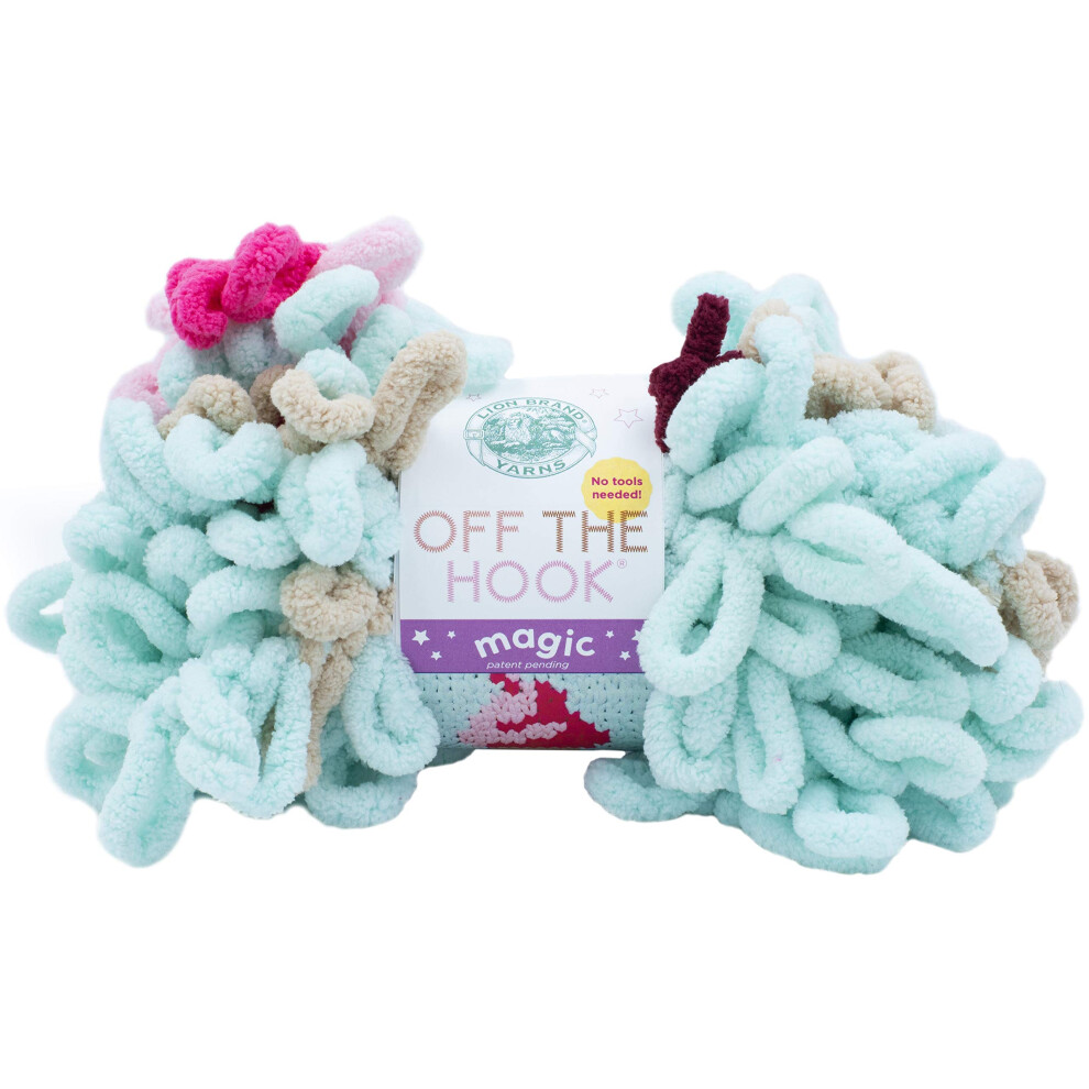 Lion Brand Yarn Off the Hook Magic yarn  Ice Cream