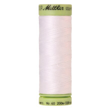 Mettler Silk-Finish Solid Cotton Thread 220 yd/200m Weiß