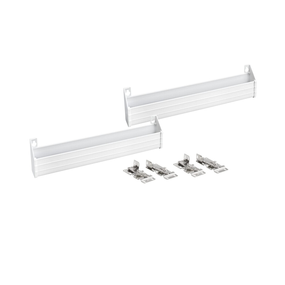 Rev-A-Shelf Polymer Slim Tip Out Tray for Sink Base Cabinets  White