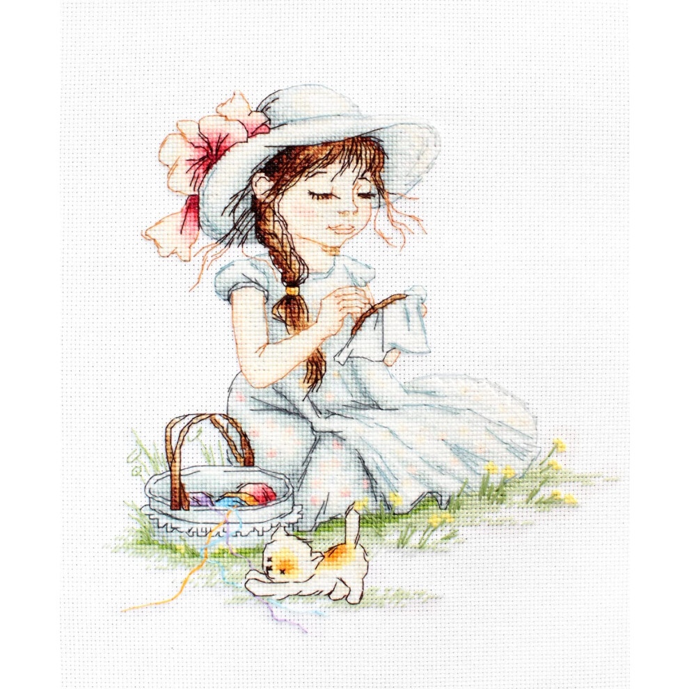 Lucas Girl Stitches - Cross Stitch Kit S