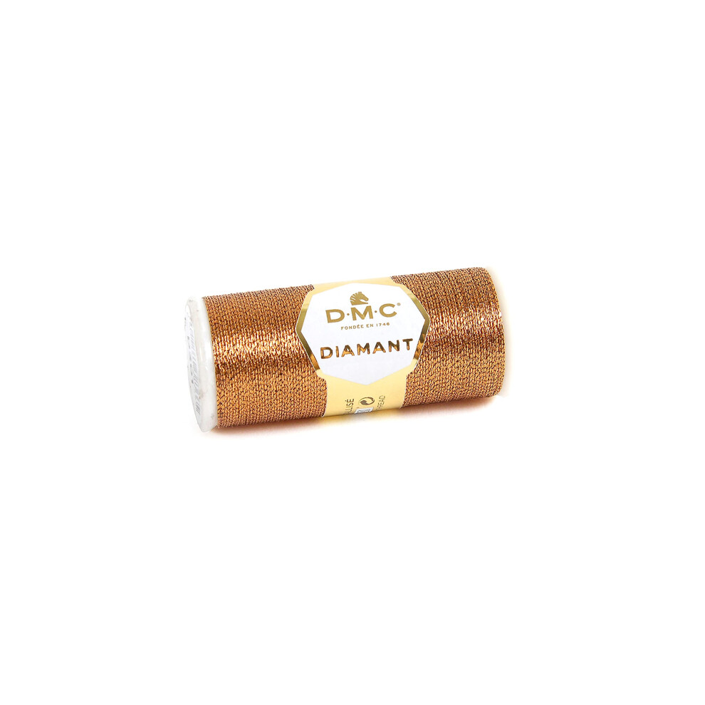 DMC Diamant Metallic Needlework Thread  38.2-Yard  Copper