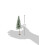 BACHMANN Bachmann Trains - SCENE SCAPES - 5""""- 6"""" PINE TREES with SNOW (6 per 2