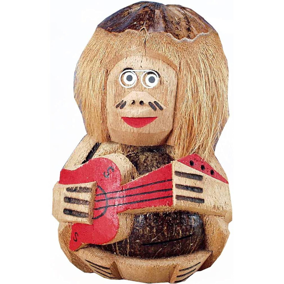 Forum Novelties Coconut Guitar Man Centerpiece Hawaiian Luau Party