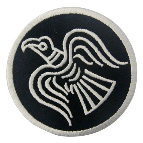 Subdued Rare Norse Viking Raven Runes Odin God of War ACU Morale PVC Rubber 3D Touch Fastener Patch