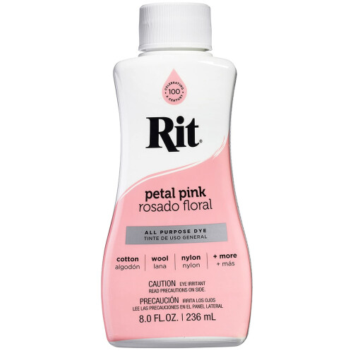 Rit All-Purpose Liquid Dye  Petal Pink 8 Fl Oz