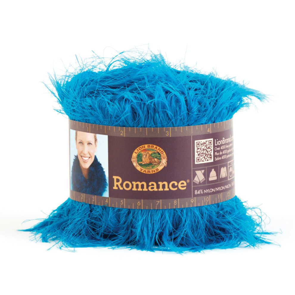 Lion Brand Yarn 325-148 Romance Yarn  Spa Blue