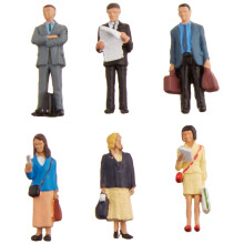 Bachmann treina cen rios de cenas de plataforma em miniatura figuras em miniatura (6 pe a)