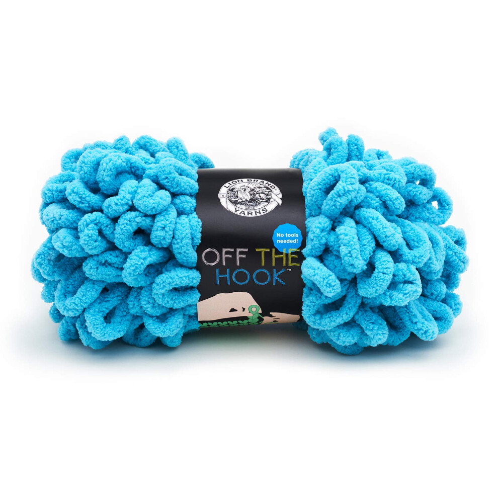 Lion Brand Yarn Off The Hook Yarn  Aquamarine