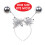 Beistle 20813 3-delt S?lv Bold Boppers S?lv 3