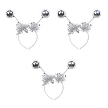 Beistle 20813 3-delt S?lv Bold Boppers S?lv