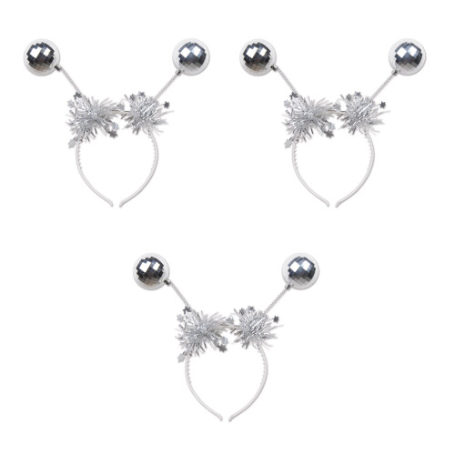 Beistle 20813 3-delt S?lv Bold Boppers S?lv
