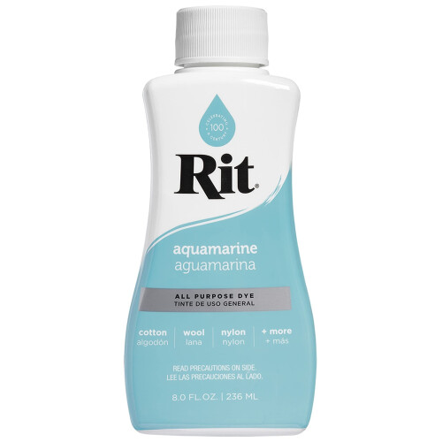 Rit Purpose Liquid Dye  8 Fl Oz  Aquamarine
