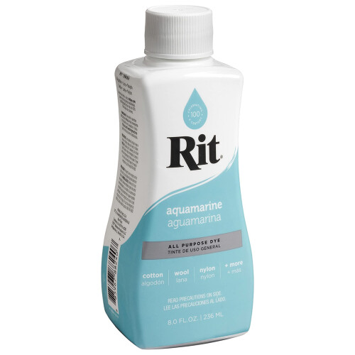 Rit Purpose Liquid Dye  8 Fl Oz  Aquamarine 1