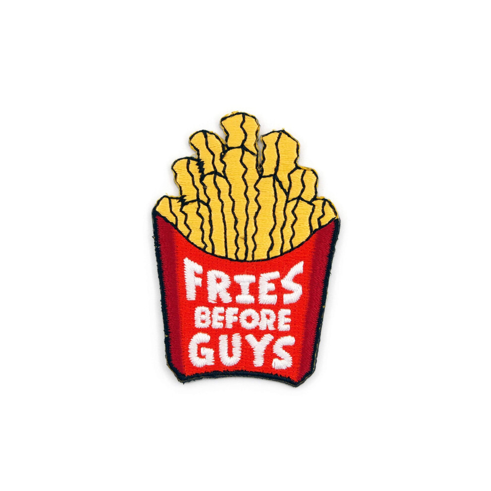 Winks For Days Fries Before Guys Embroidered Iron-On Patch