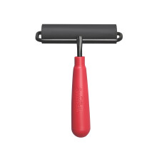 Speedball Craft Hartgummi-Roller, 4-Zoll 80 Durometer mit Drahtgestell - 4 Zoll