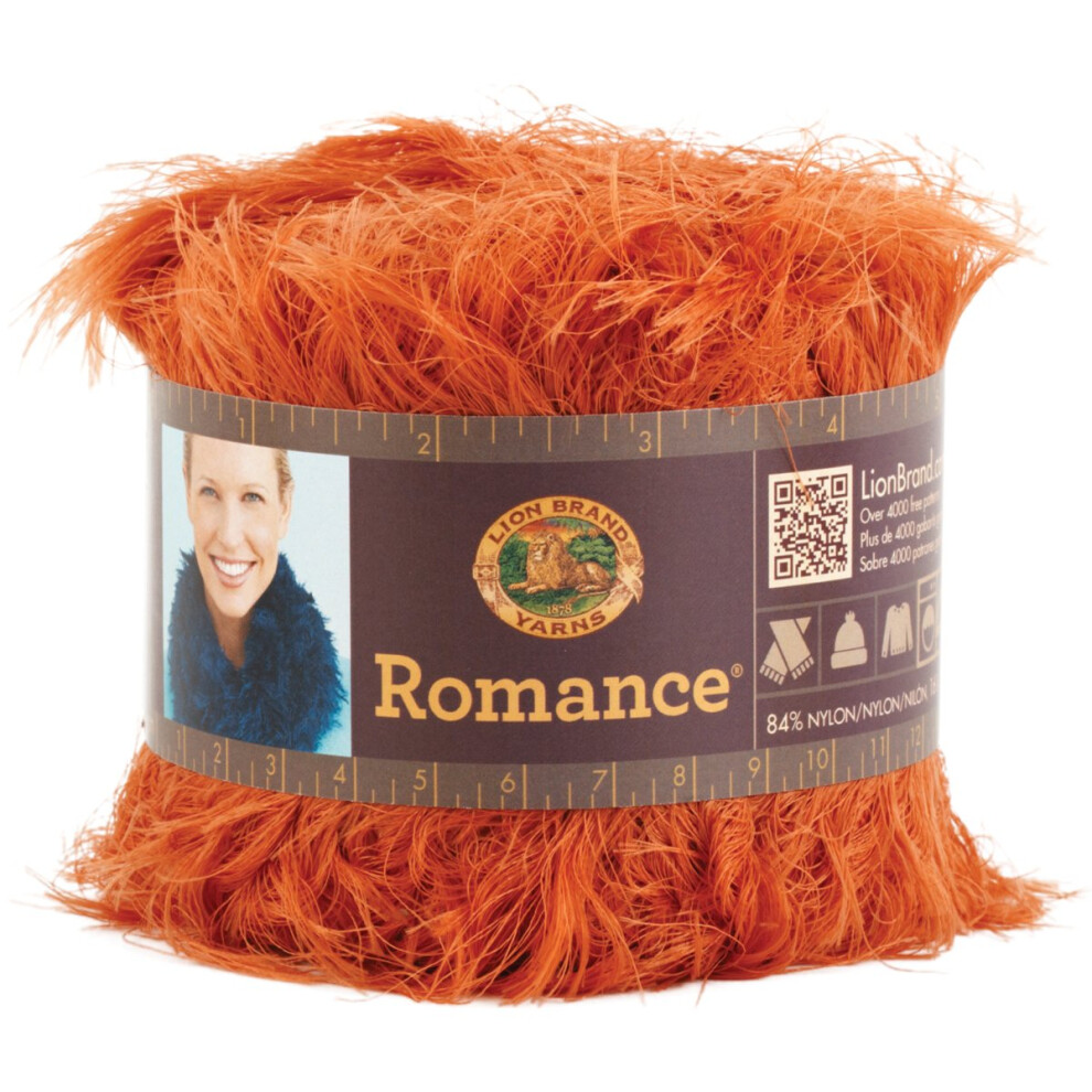 Lion Brand Yarn Romance Yarn  Spicy