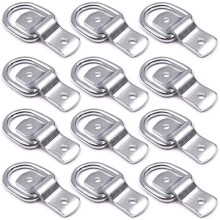 EXCELFU 12 Pack D-rengas sidontarengas 1/4"""" D-renkaat ankkurikiinnitysrengas pervaunujen kuormille Kuorma-autot Matkailuautot Pakettiautot Mnkijt