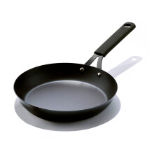 OXO Obsidian Pre-Seasoned Carbon Steel 10"" Frying Pan Skillet with R