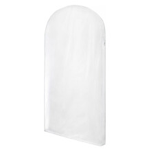 Whitmor Zippered Protective Gown Bag  Clear  24-in. x 3-in. x 48-in.