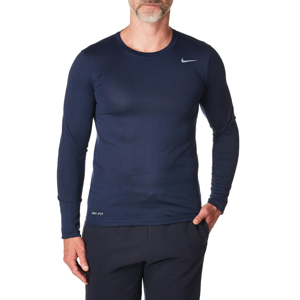 Nike Mens Longsleeve Legend - Navy - XL