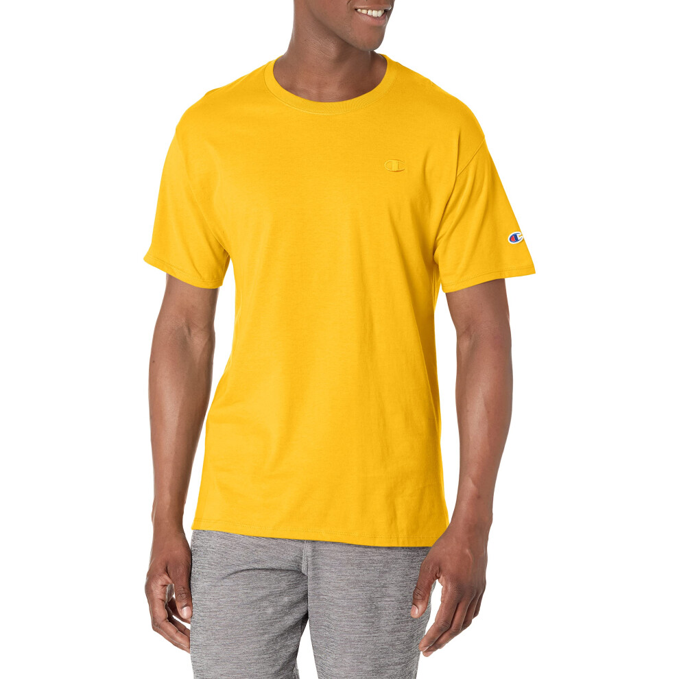 Champion mens Classic Jersey Tee Shirt  Team Gold  X-Large US