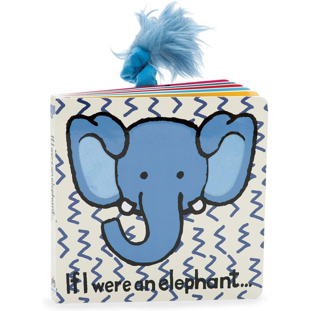 Jellycat Baby Touch and Feel Board Books  If I were an Elephant