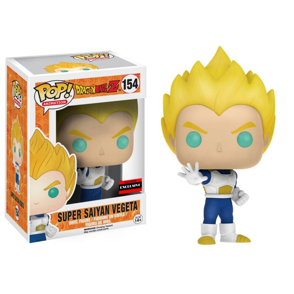 Funko Dragon Ball Z: Super Saiyan Vegeta POP Vinyl Figure AAA Anime Ex