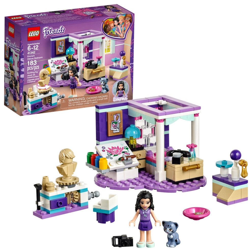 LEGO Friends Emmas Deluxe Bedroom 41342 Building Kit (183 Piece)