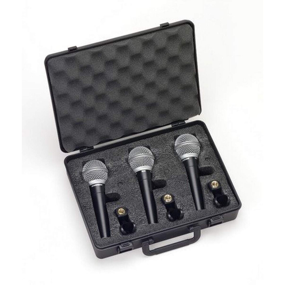 Samson R21 Dynamic Vocal Microphone - 3-Pack with Case