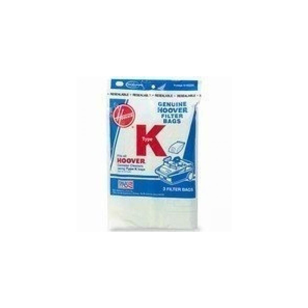 Hoover Type K Spirit Vacuum Cleaner Replacement Bags  Package of 10