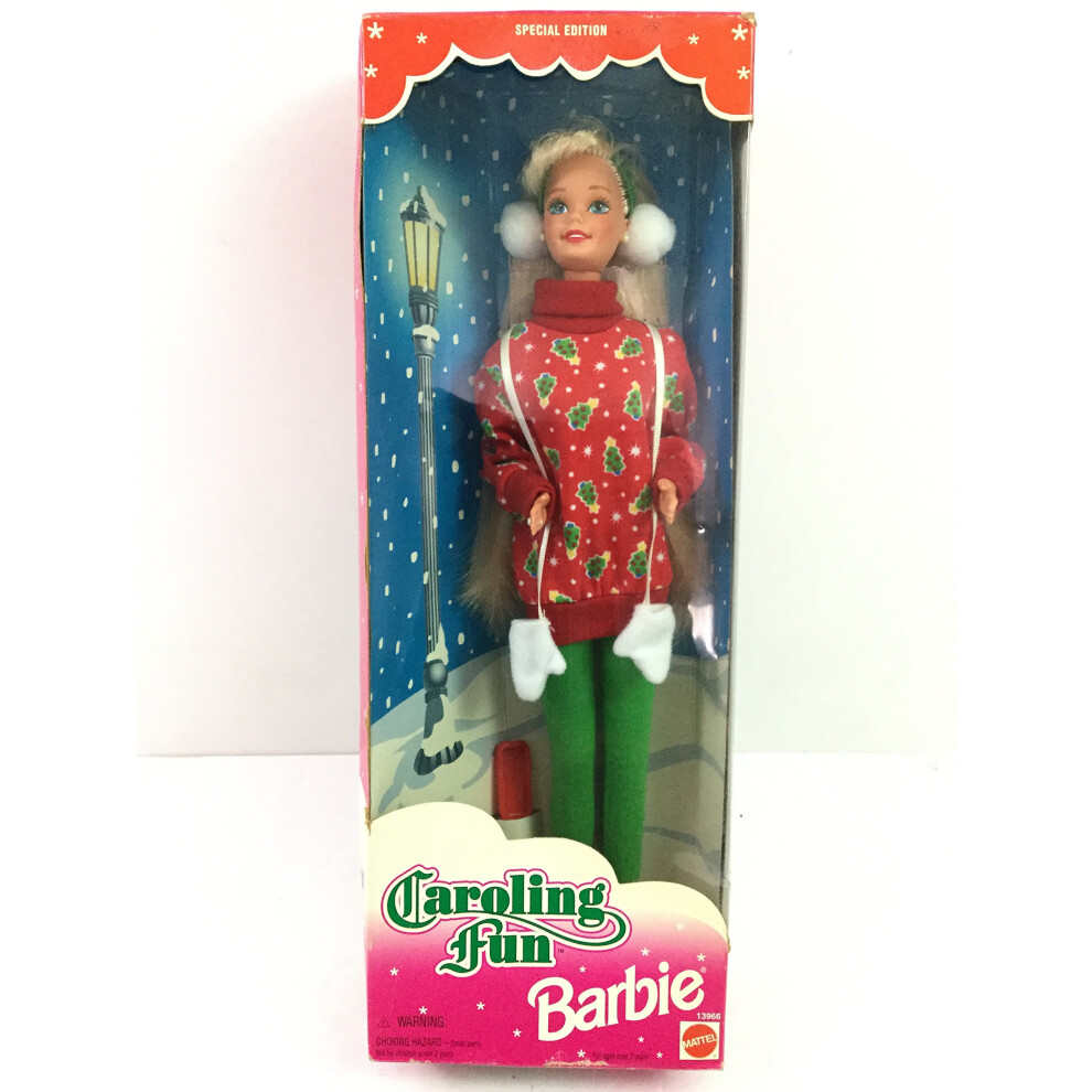 Caroling Fun Barbie 1995