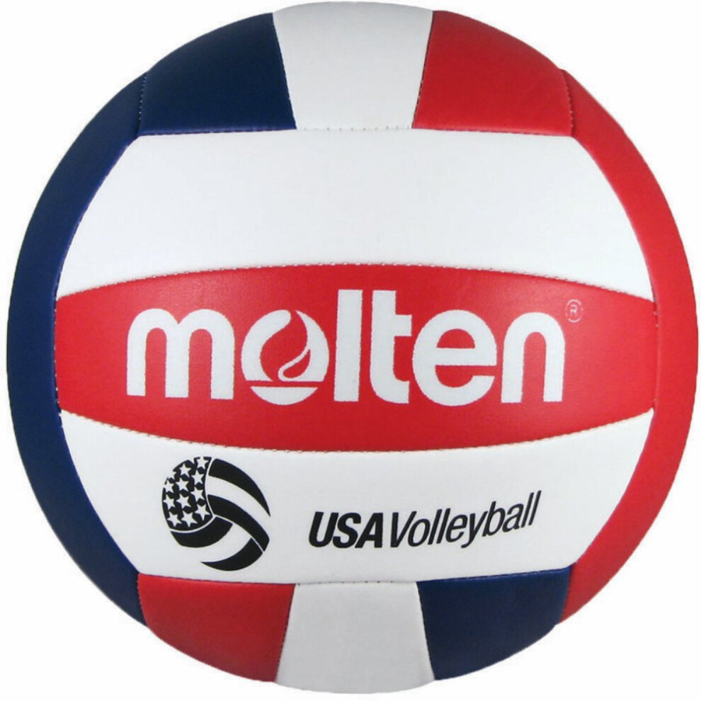 Molten Camp Recreational Volleyball  Red/White/Blue (MS500-3)  Officia