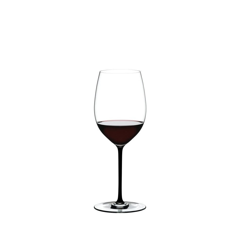 Riedel Fatto A Mano Cabernet Wine Glass  Black