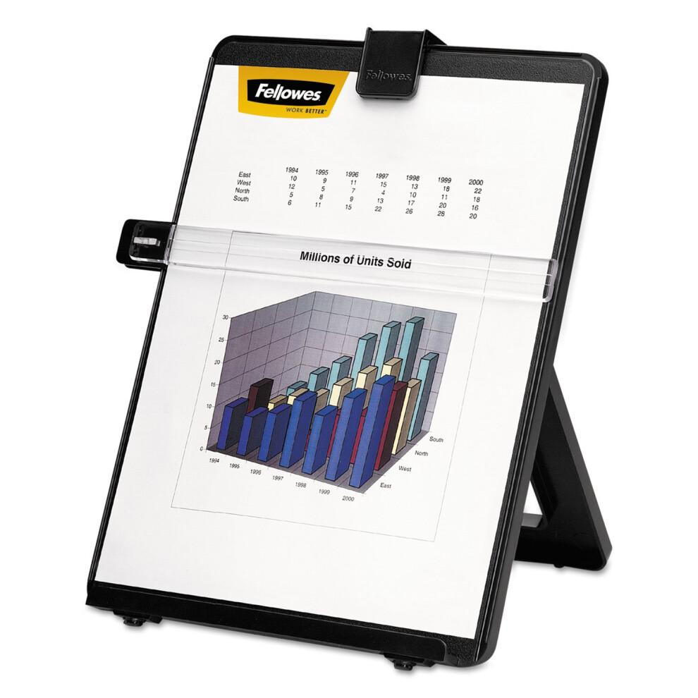 Fellowes 21106 Desktop Copyholder  Nonmagnetic  10-1/8-Inch x7-3/8-Inc