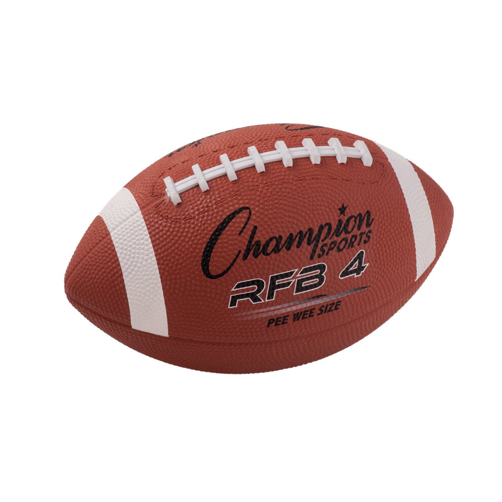 Champion Sports Pee Wee Size Rubber Football