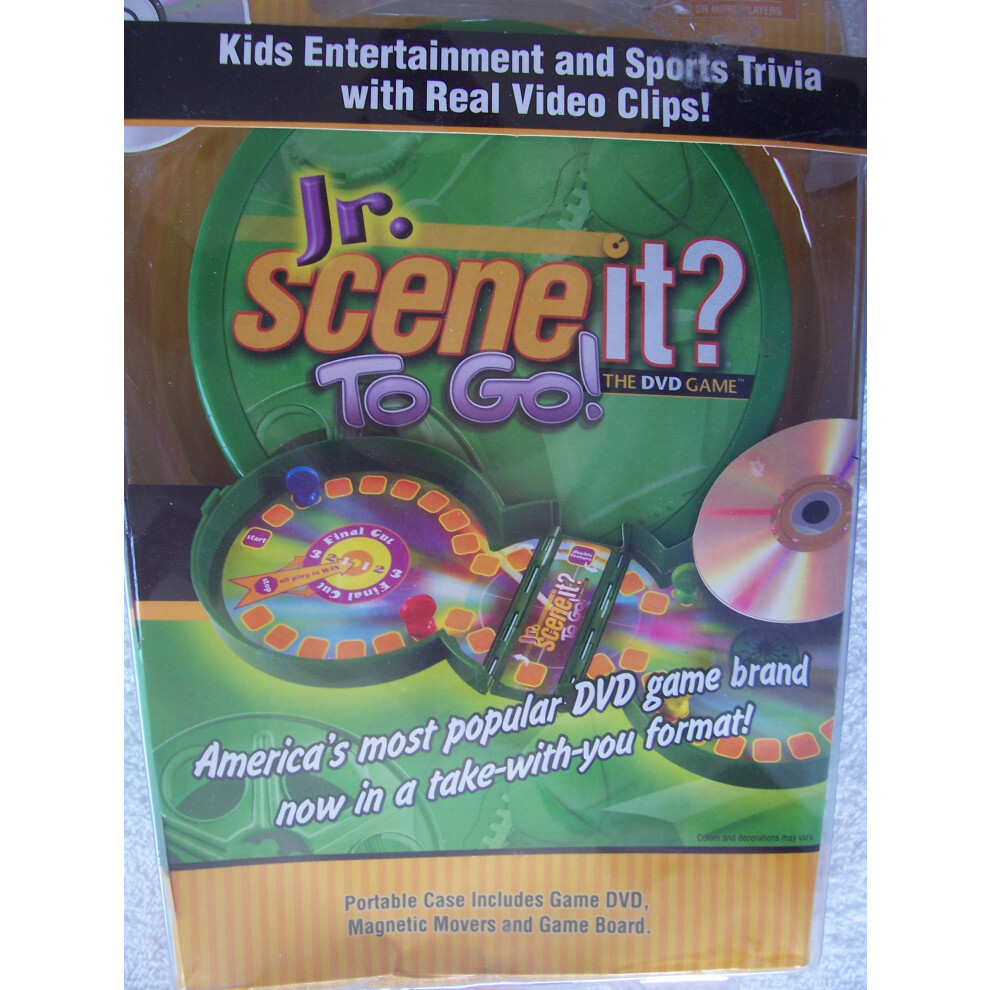 Mattel Jr. Scene It? to Go! The DVD Game