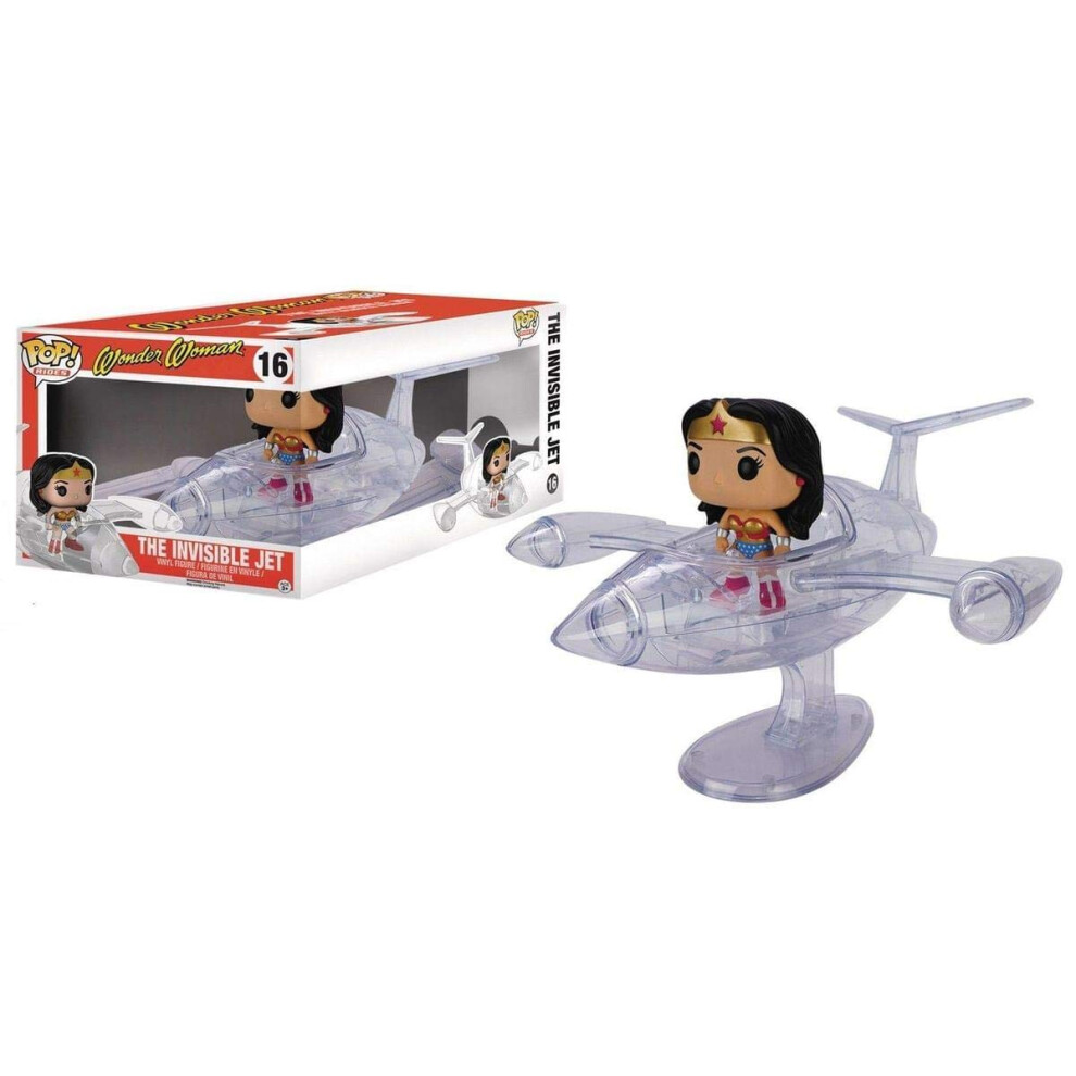 Funko POP Rides: DC Comics Wonder Woman Invisible Jet Action Figure