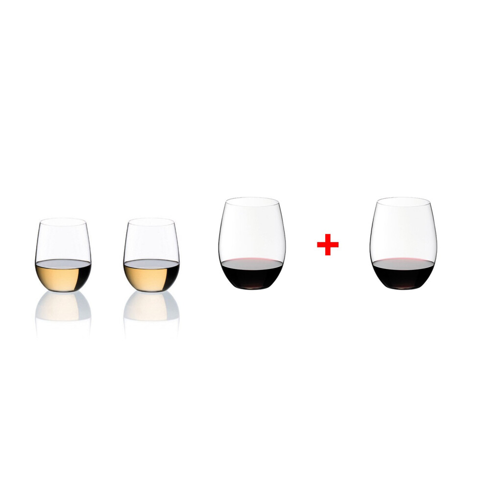 Riedel O Wine Tumbler Cabernet/Merlot and Viognier/Chardonnay  Set of