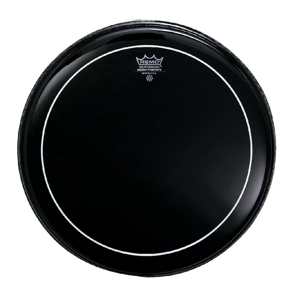 Remo Bass  PINSTRIPE  EBONY  18"" Diameter