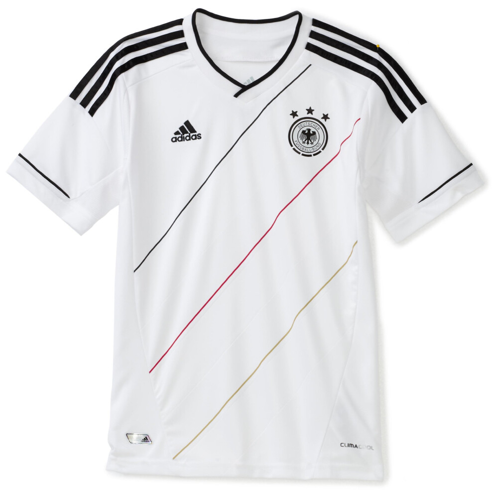 Germany Home Boys' Jersey (White  Small)